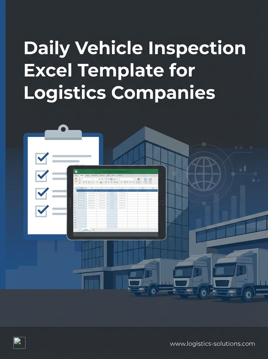 Daily Vehicle Inspection Excel Template for Logistics Companies