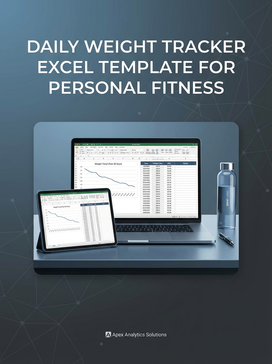 Daily Weight Tracker Excel Template for Personal Fitness