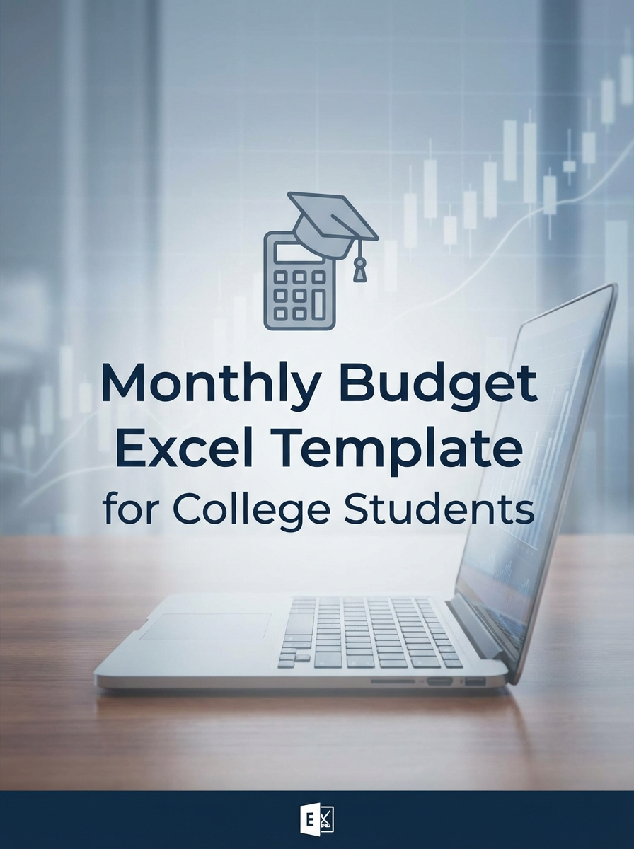 Monthly Budget Excel Template for College Students
