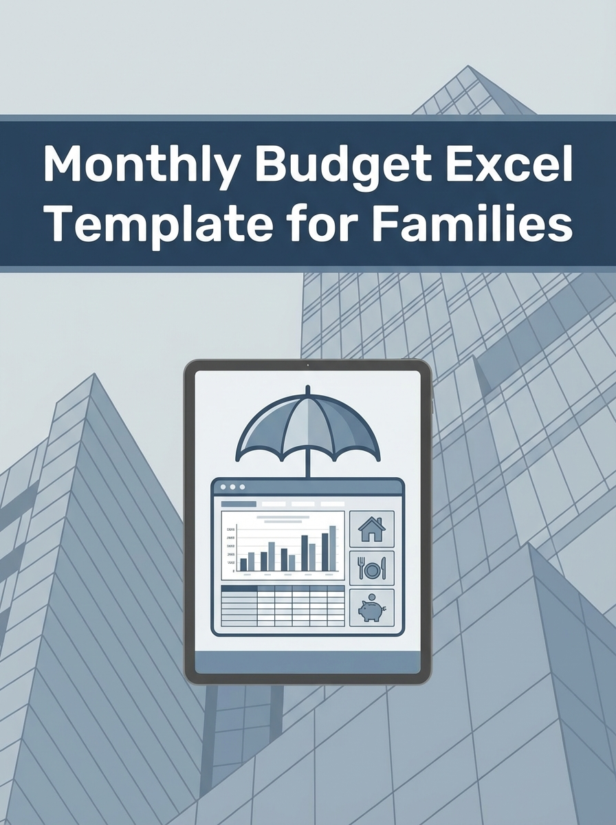Monthly Budget Excel Template for Families