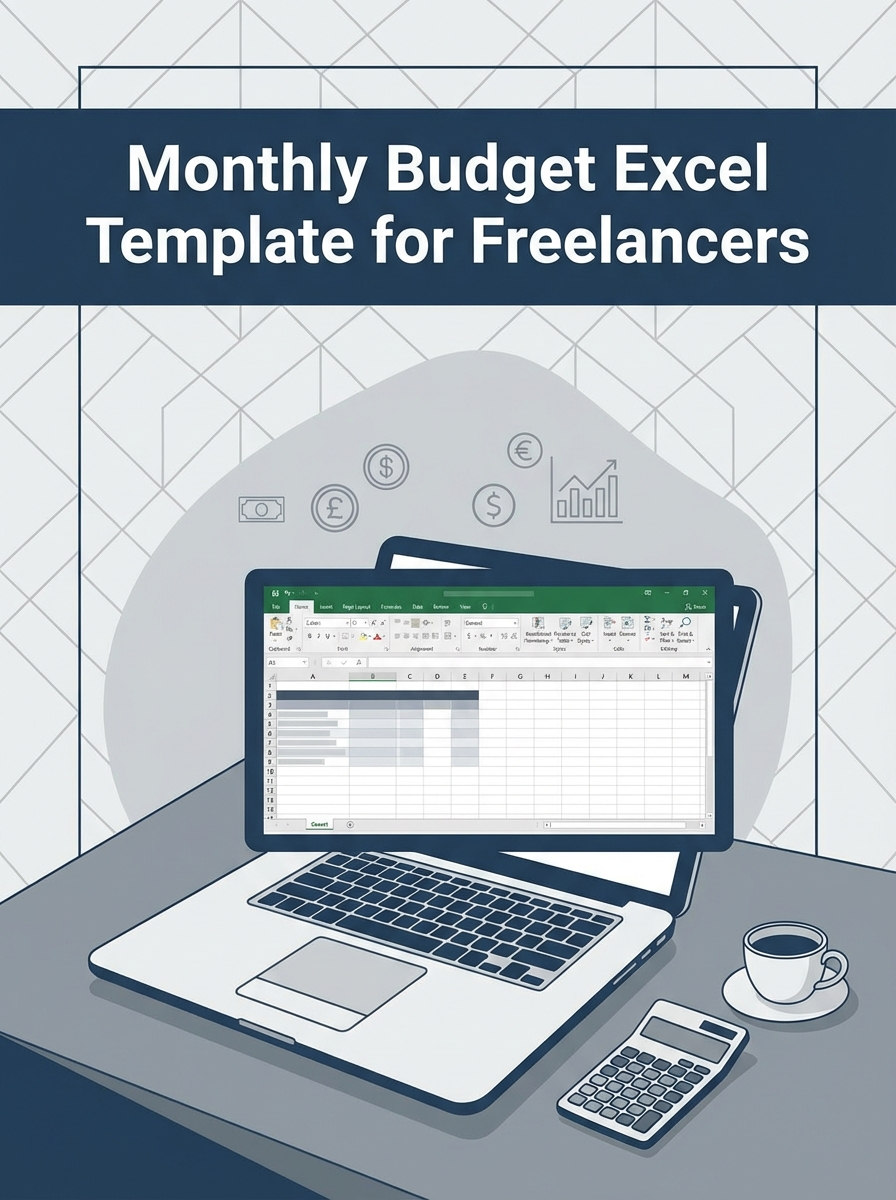 Monthly Budget Excel Template for Freelancers