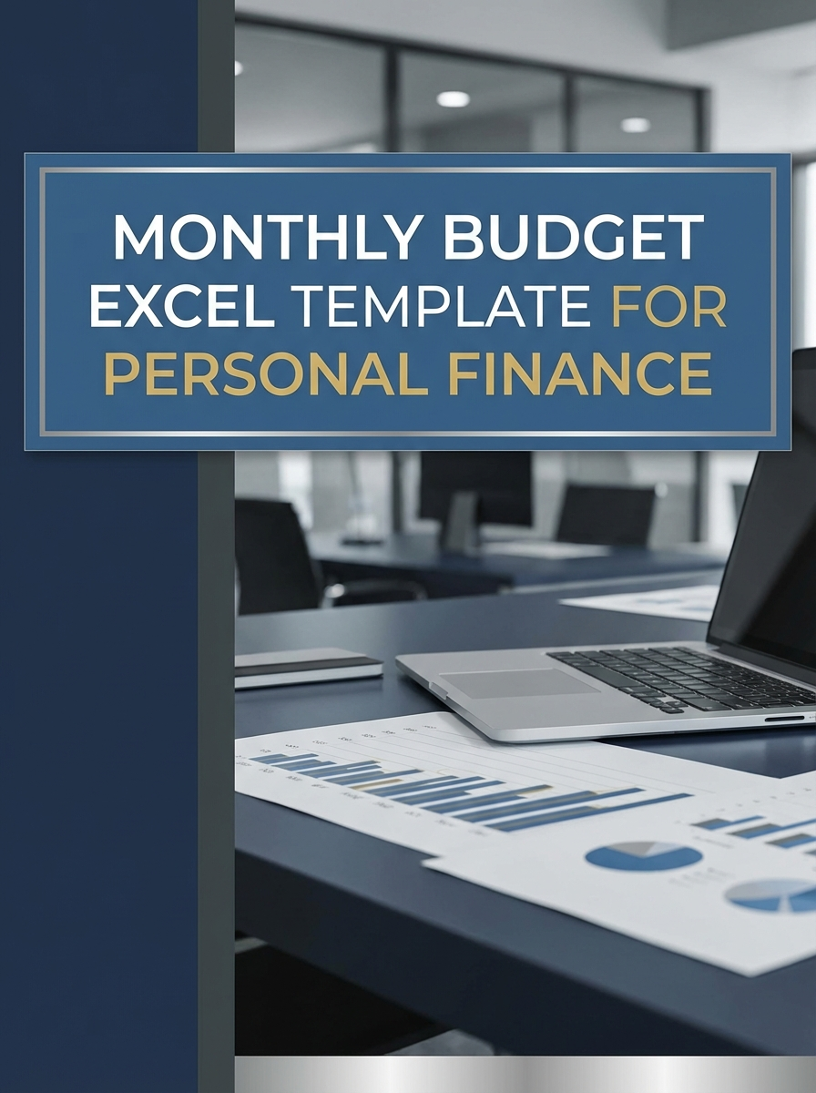 Monthly Budget Excel Template for Personal Finance