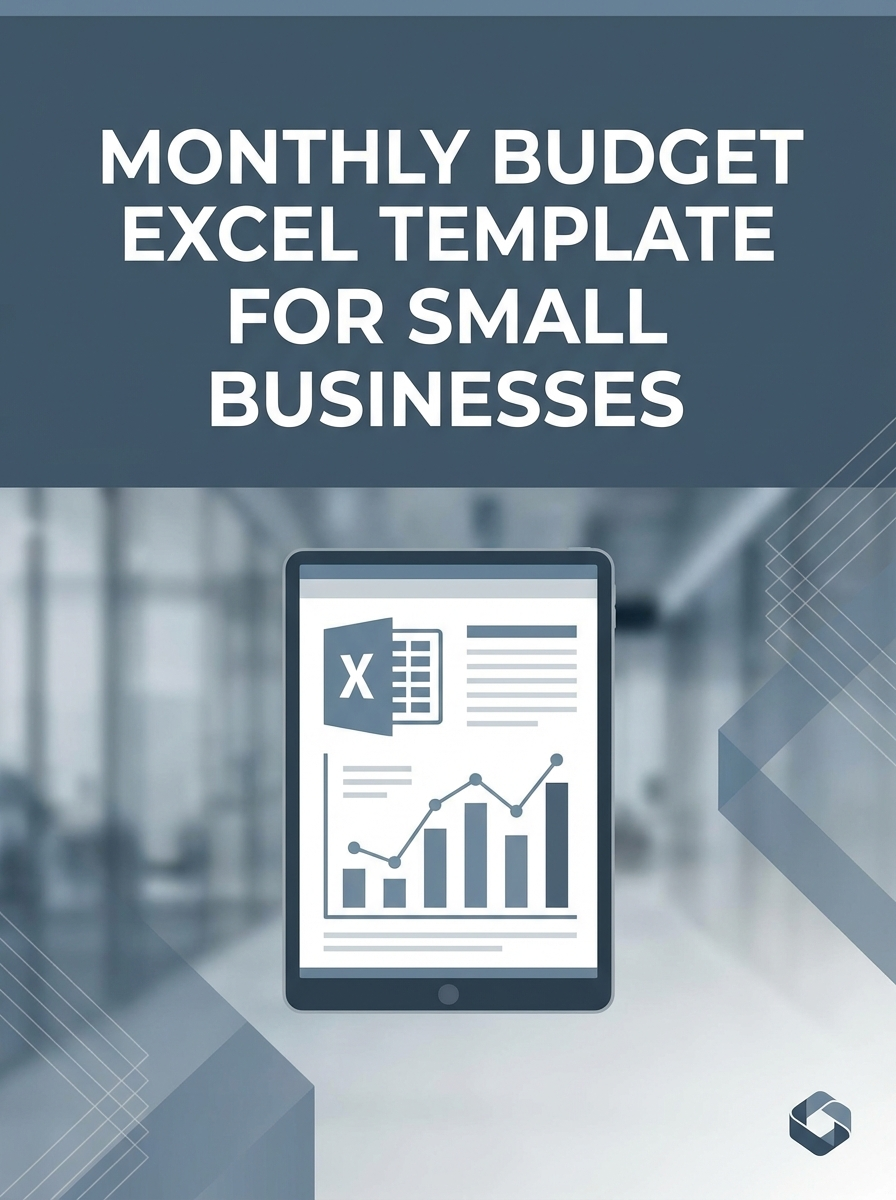 Monthly Budget Excel Template for Small Businesses