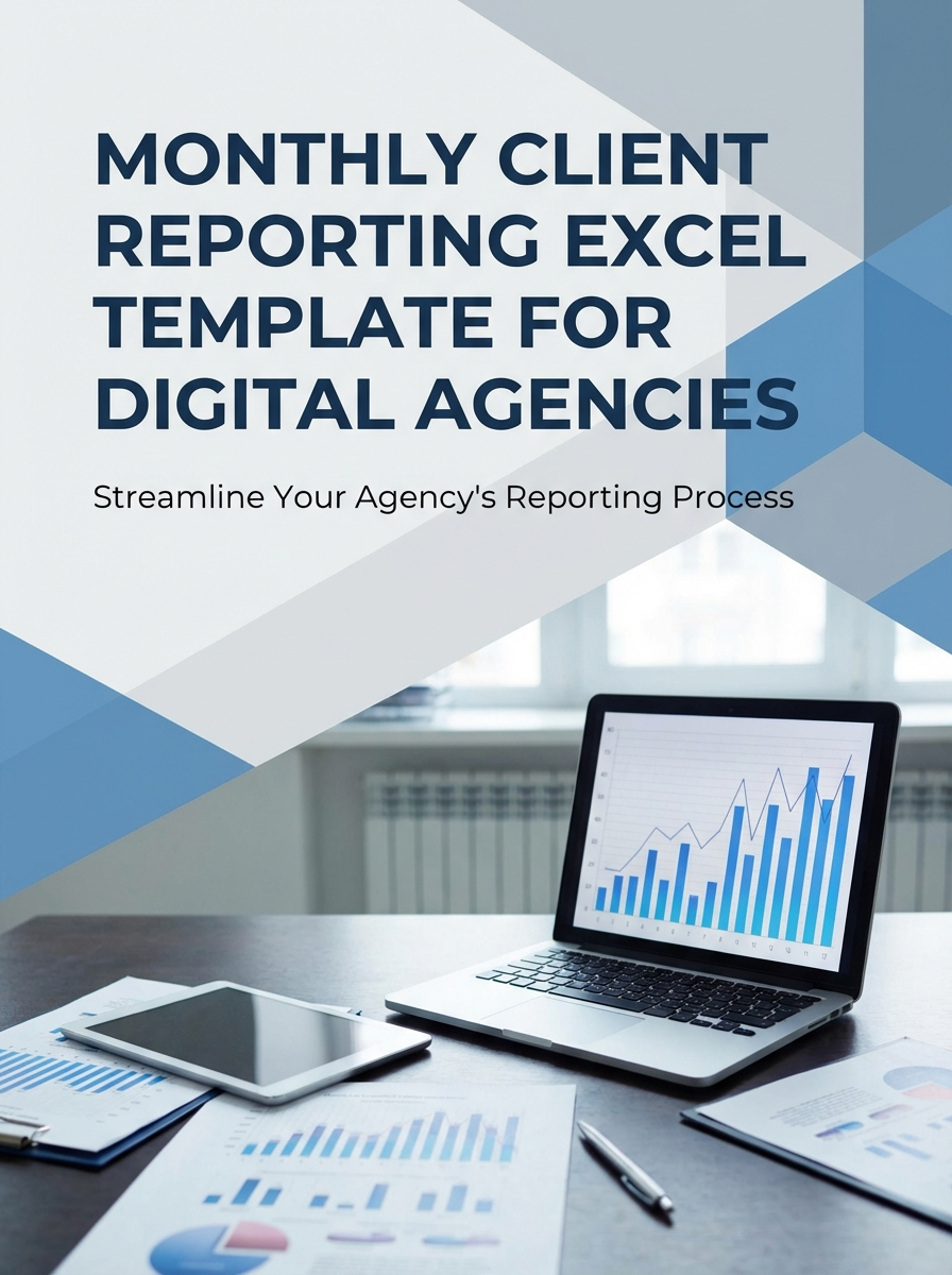 Monthly Client Reporting Excel Template for Digital Agencies