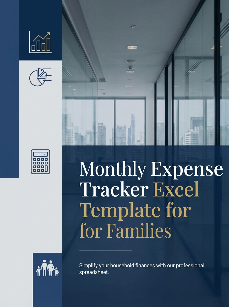 Monthly Expense Tracker Excel Template for Families