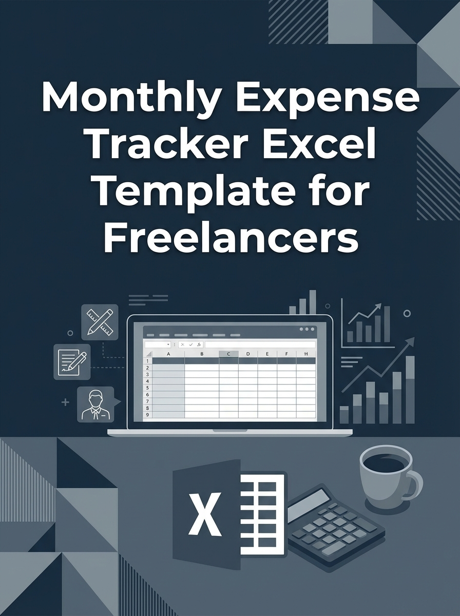 Monthly Expense Tracker Excel Template for Freelancers