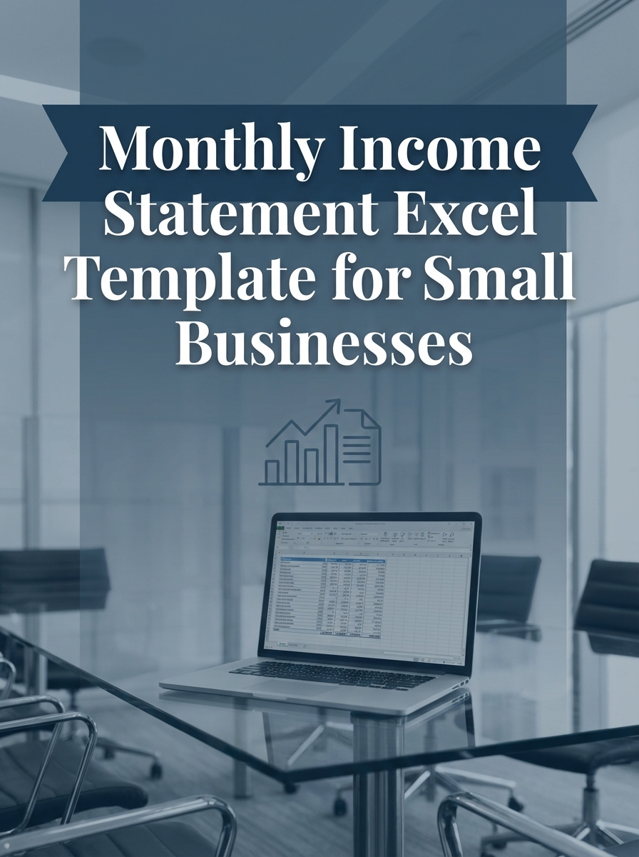 Monthly Income Statement Excel Template for Small Businesses