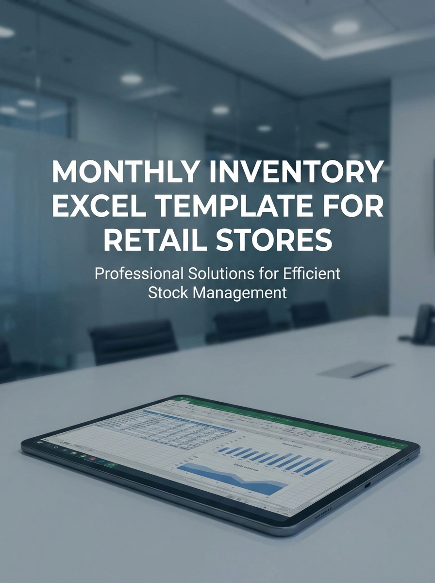 Monthly Inventory Excel Template for Retail Stores