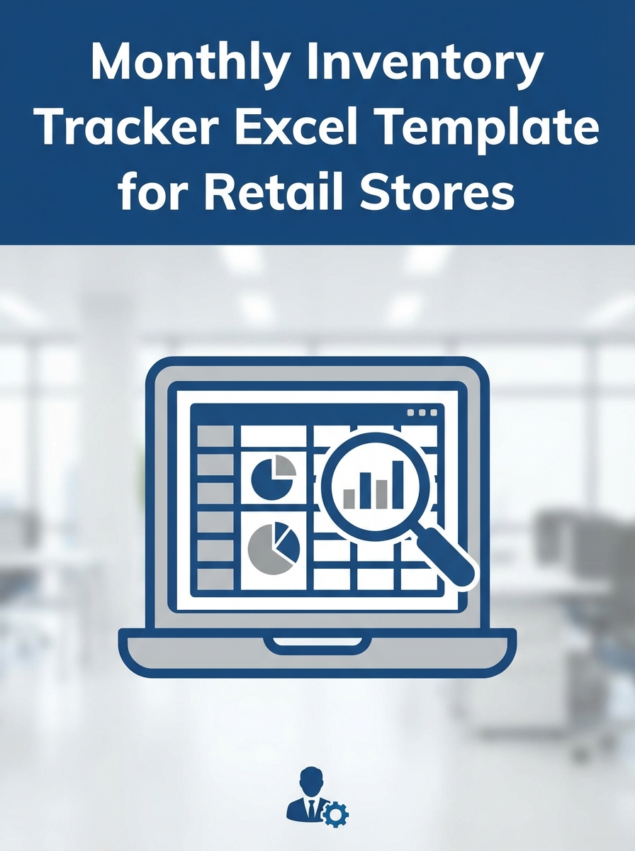 Monthly Inventory Tracker Excel Template for Retail Stores