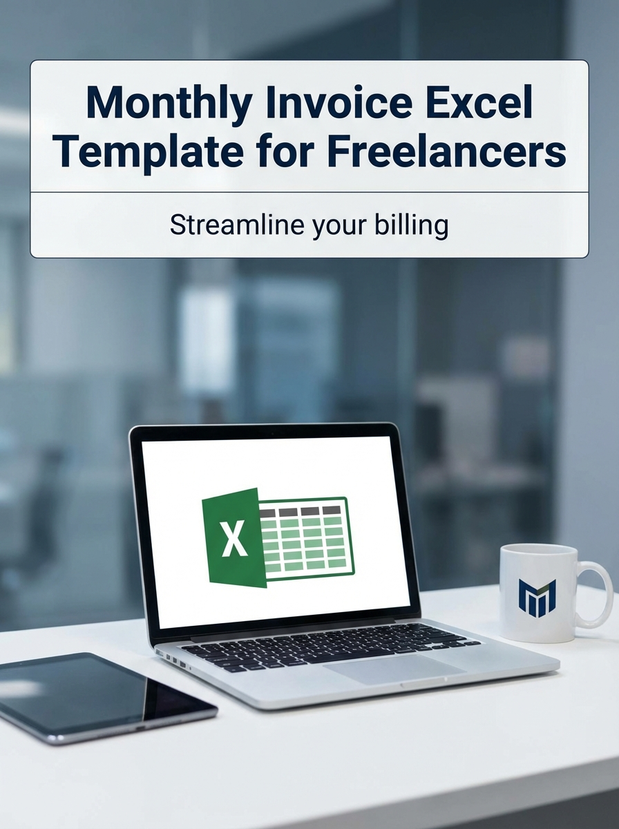 Monthly Invoice Excel Template for Freelancers