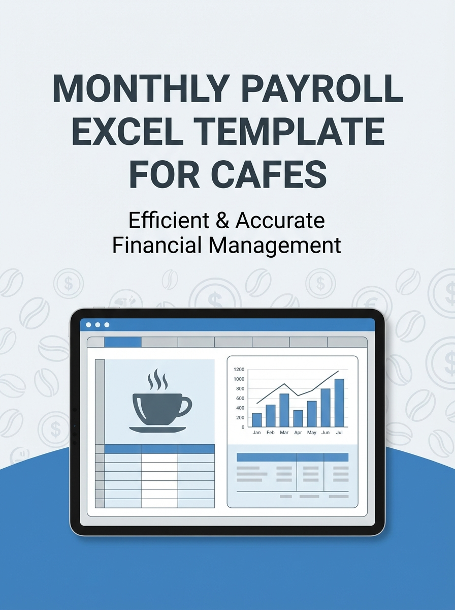 Monthly Payroll Excel Template for Cafes