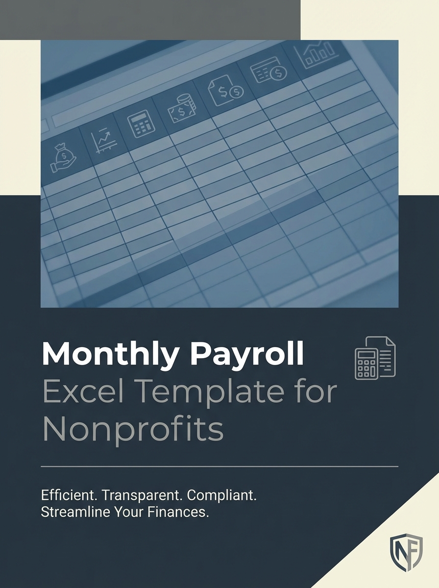Monthly Payroll Excel Template for Nonprofits