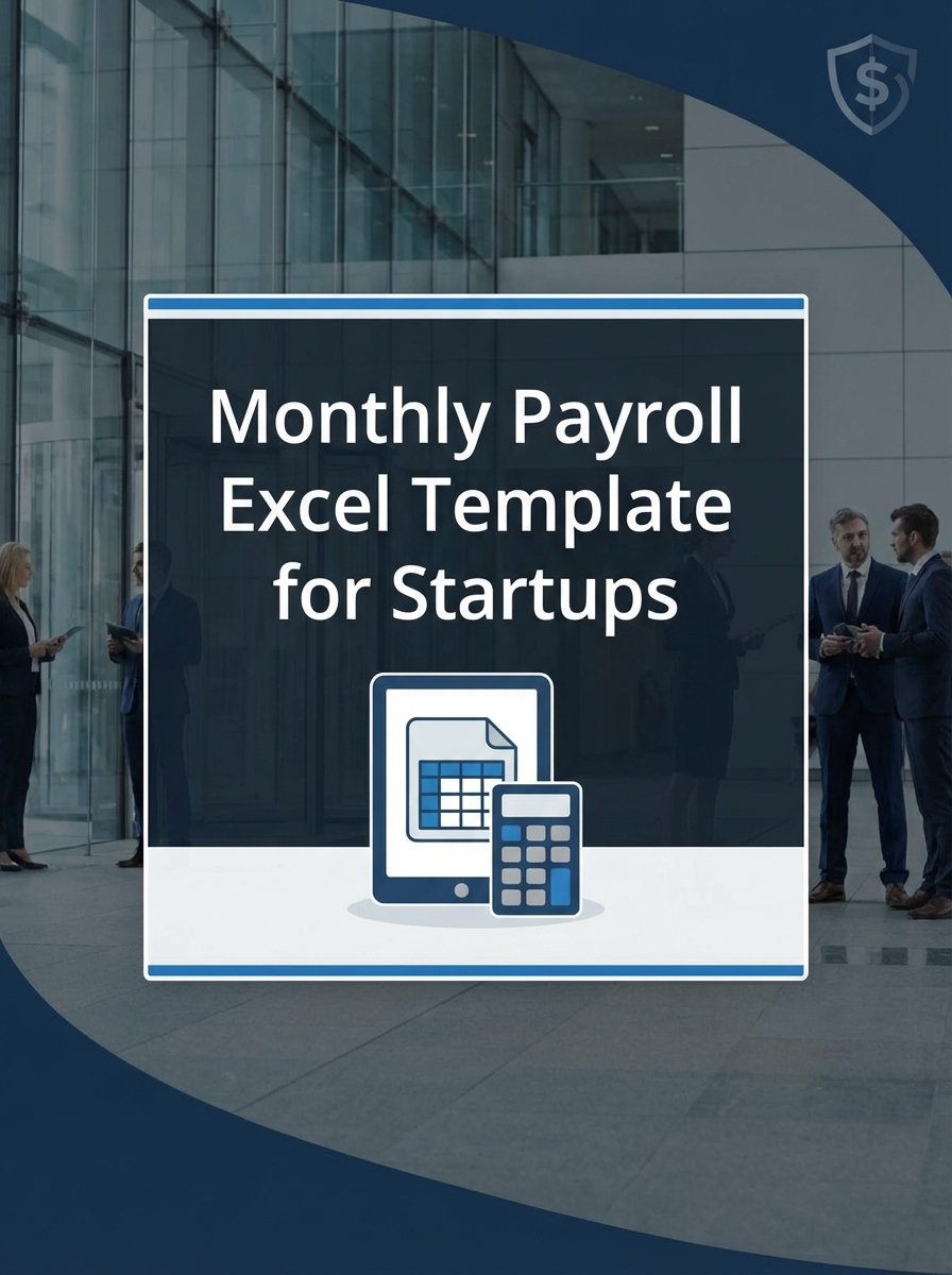 Monthly Payroll Excel Template for Startups