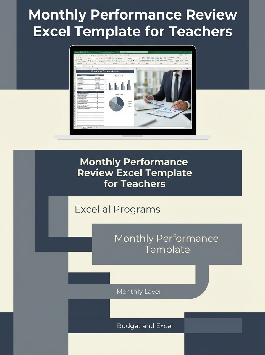 Monthly Performance Review Excel Template for Teachers