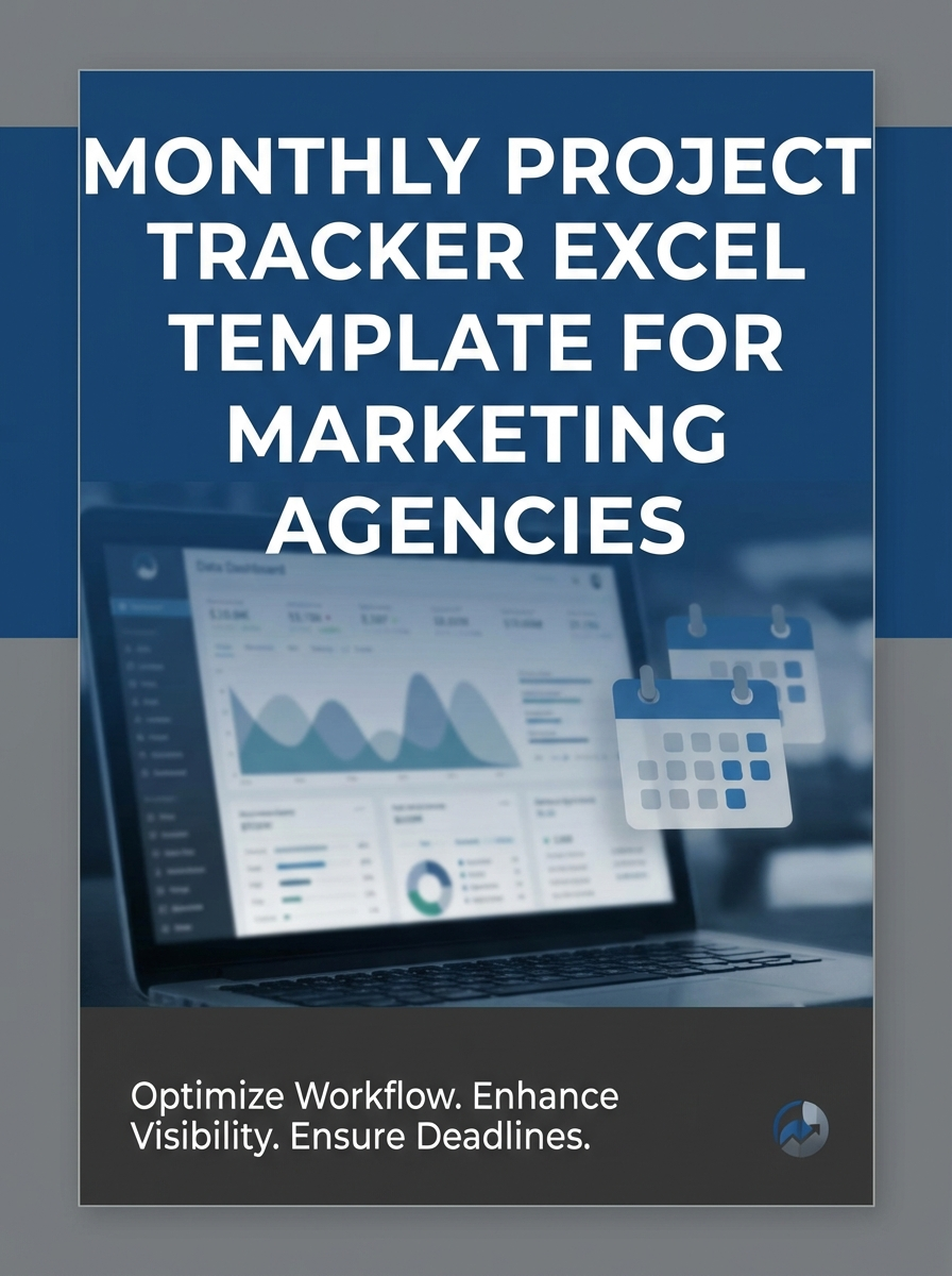 Monthly Project Tracker Excel Template for Marketing Agencies