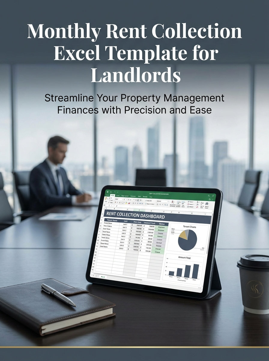 Monthly Rent Collection Excel Template for Landlords