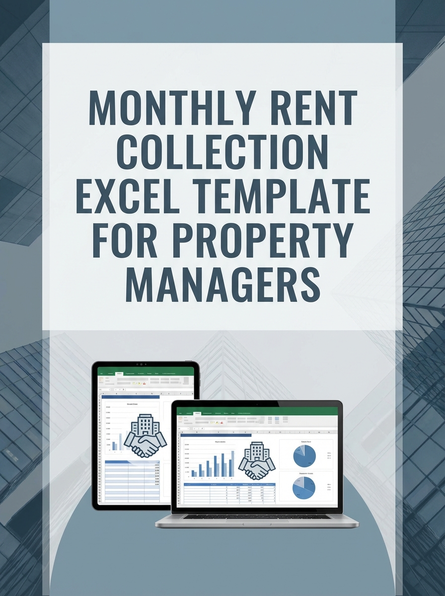 Monthly Rent Collection Excel Template for Property Managers