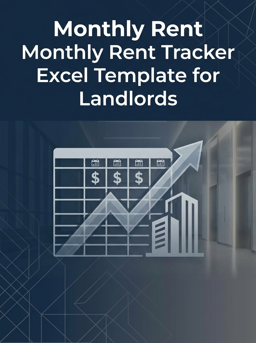 Monthly Rent Tracker Excel Template for Landlords