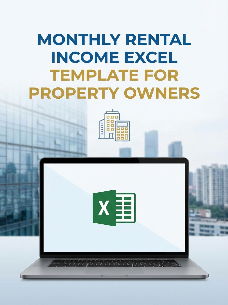 Monthly Rental Income Excel Template for Property Owners