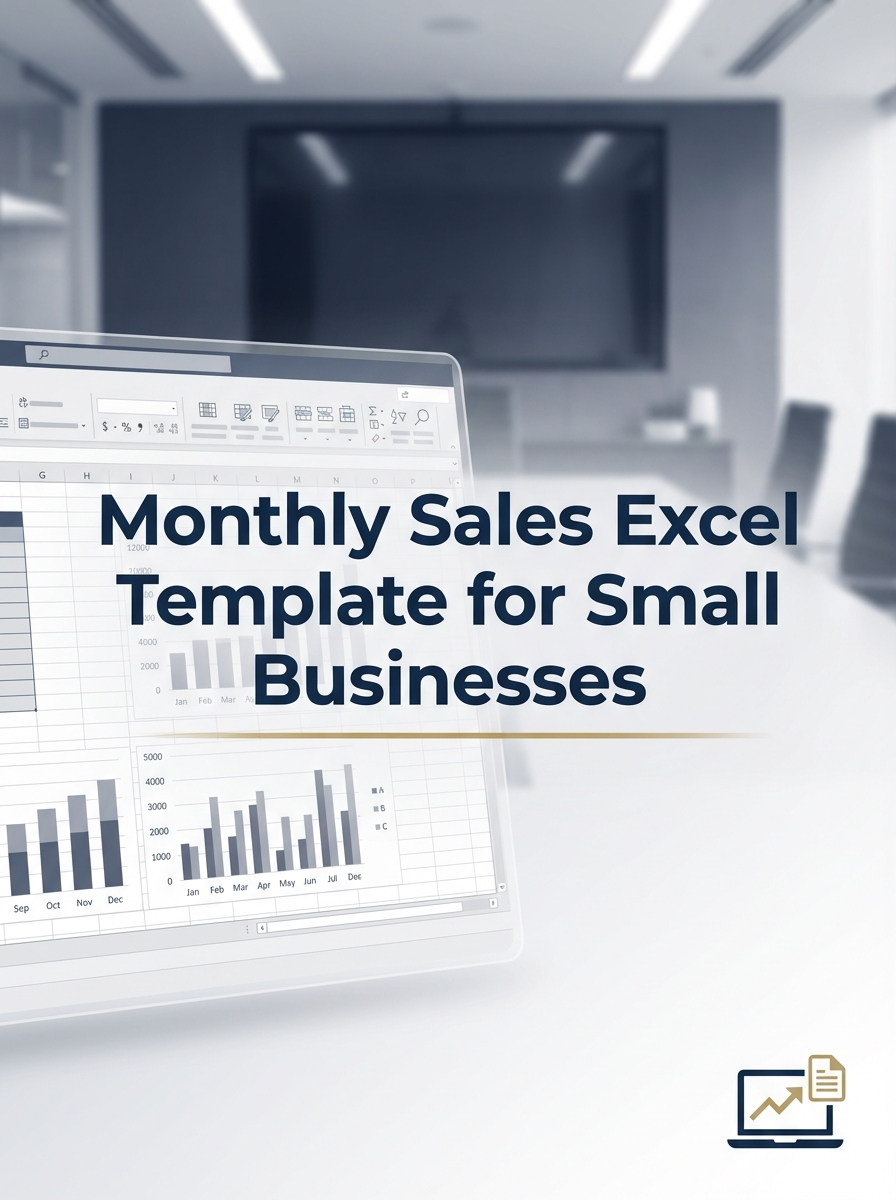Monthly Sales Excel Template for Small Businesses