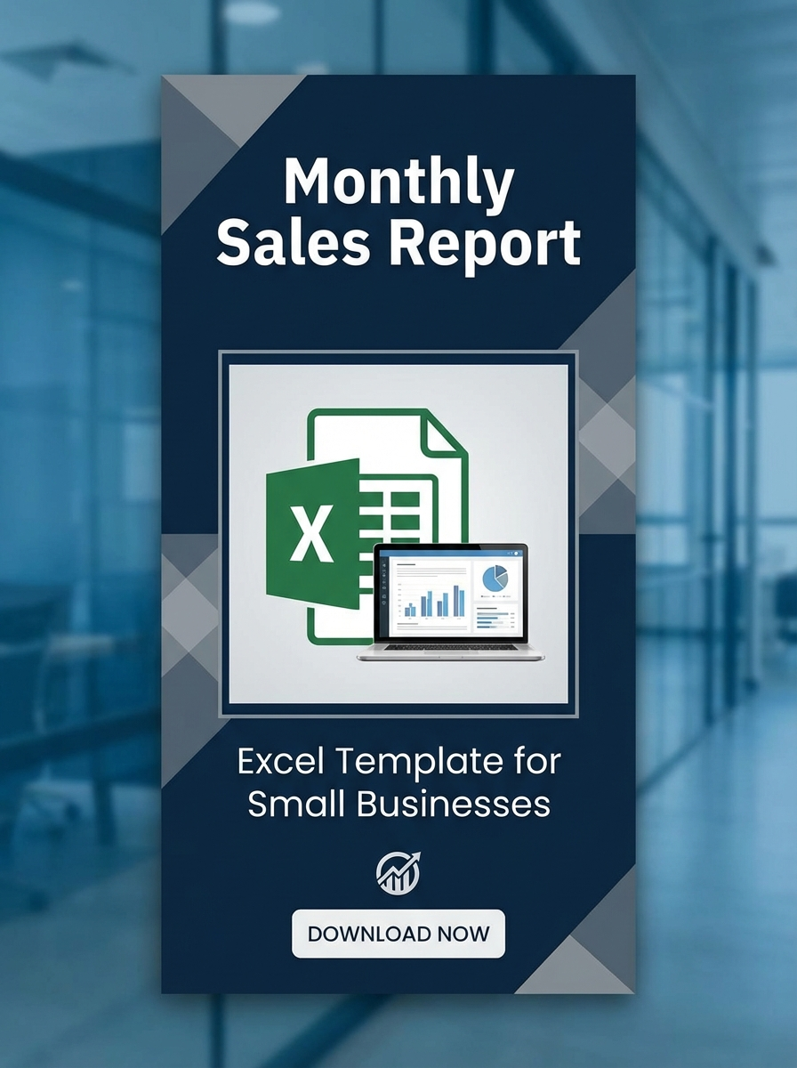 Monthly Sales Report Excel Template for Small Businesses