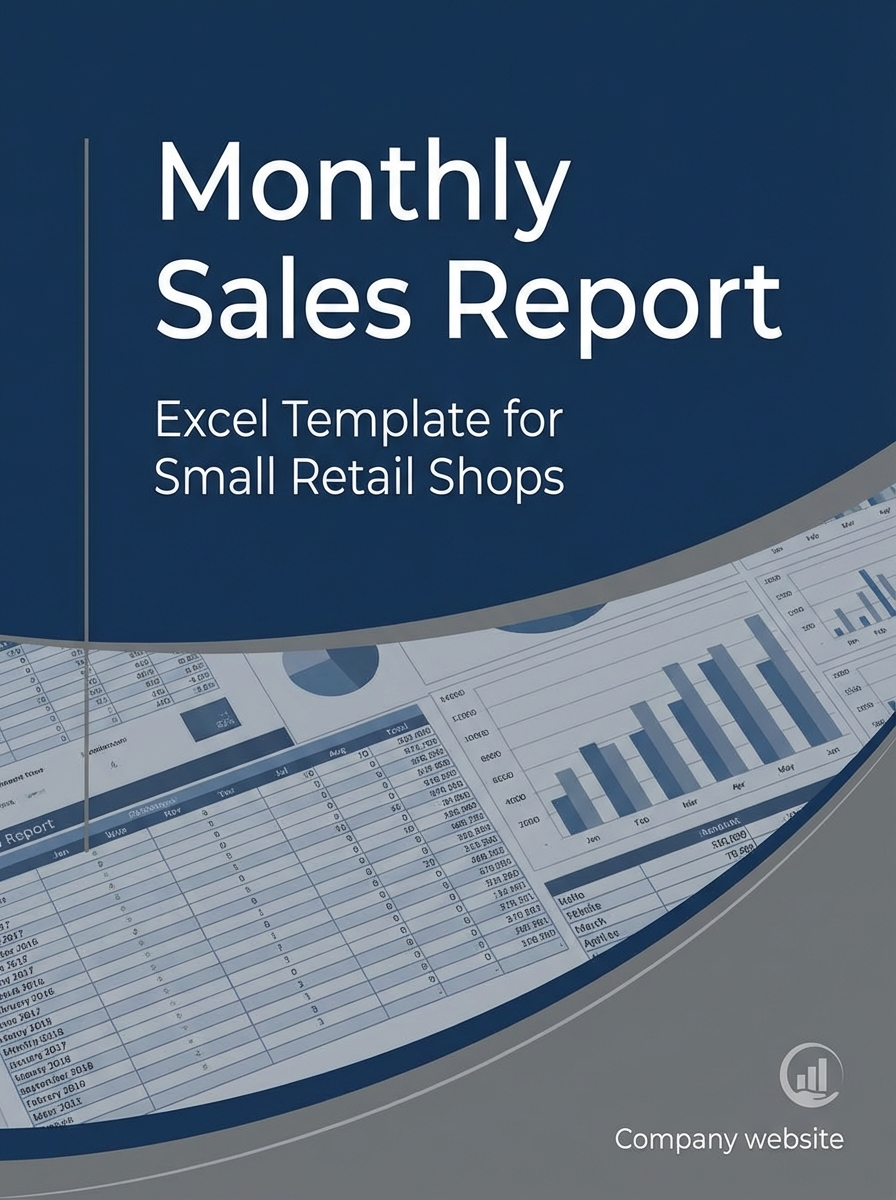 Monthly Sales Report Excel Template for Small Retail Shops