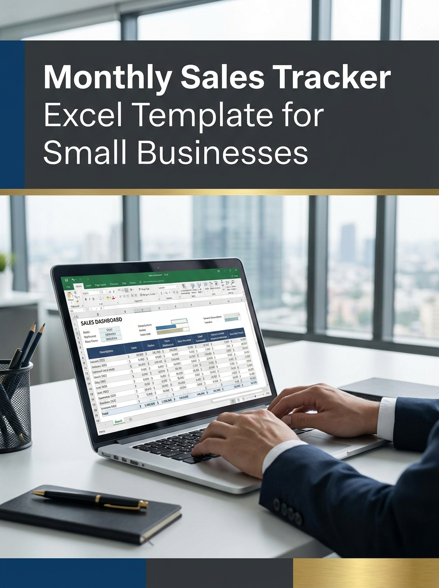 Monthly Sales Tracker Excel Template for Small Businesses