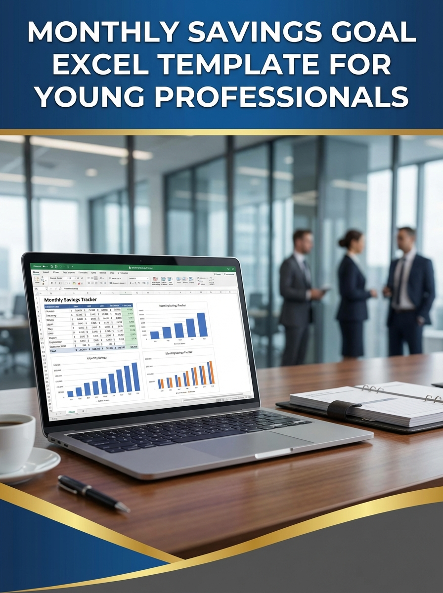 Monthly Savings Goal Excel Template for Young Professionals