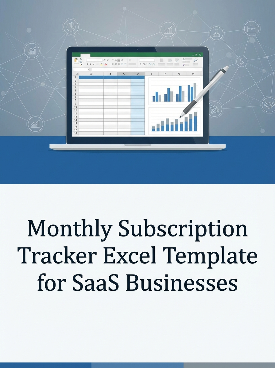 Monthly Subscription Tracker Excel Template for SaaS Businesses