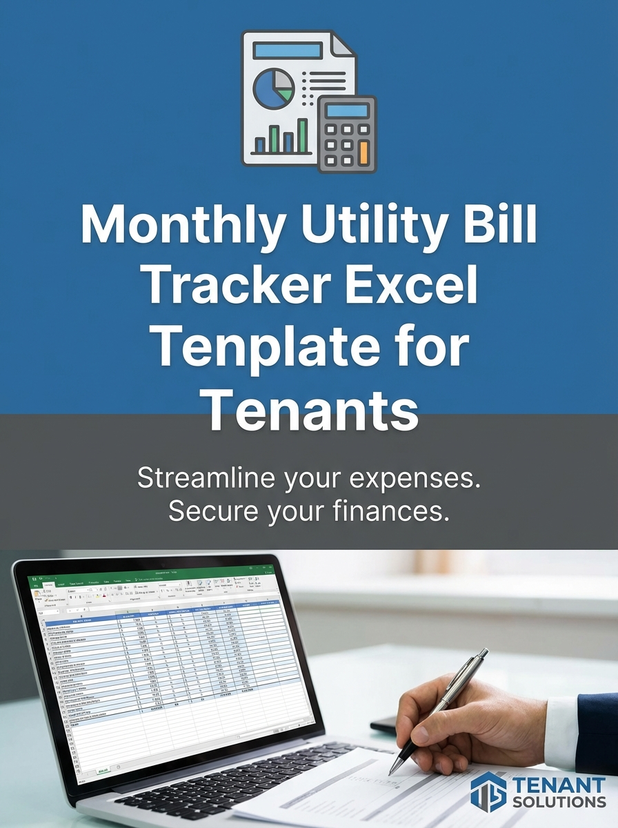 Monthly Utility Bill Tracker Excel Template for Tenants