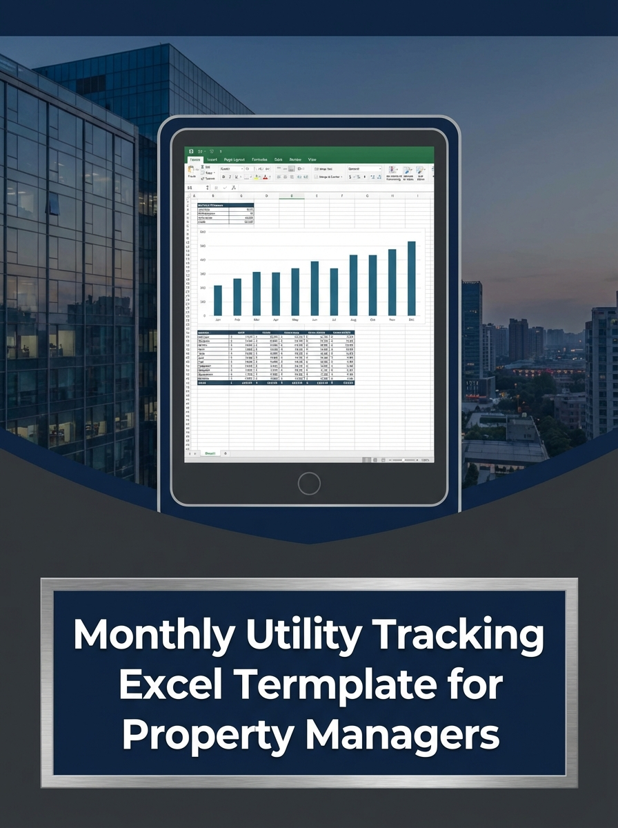 Monthly Utility Tracking Excel Template for Property Managers