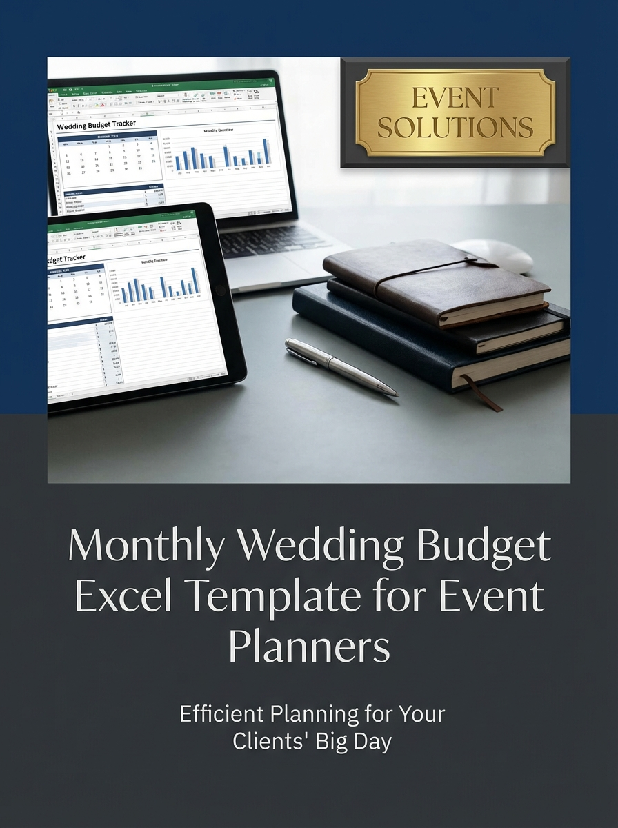 Monthly Wedding Budget Excel Template for Event Planners