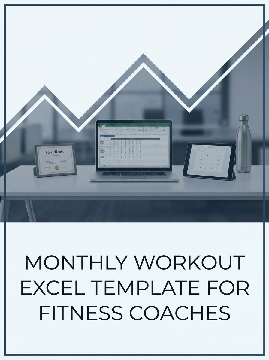 Monthly Workout Excel Template for Fitness Coaches