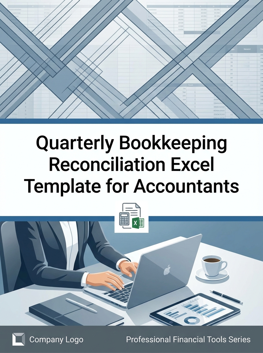 Quarterly Bookkeeping Reconciliation Excel Template for Accountants