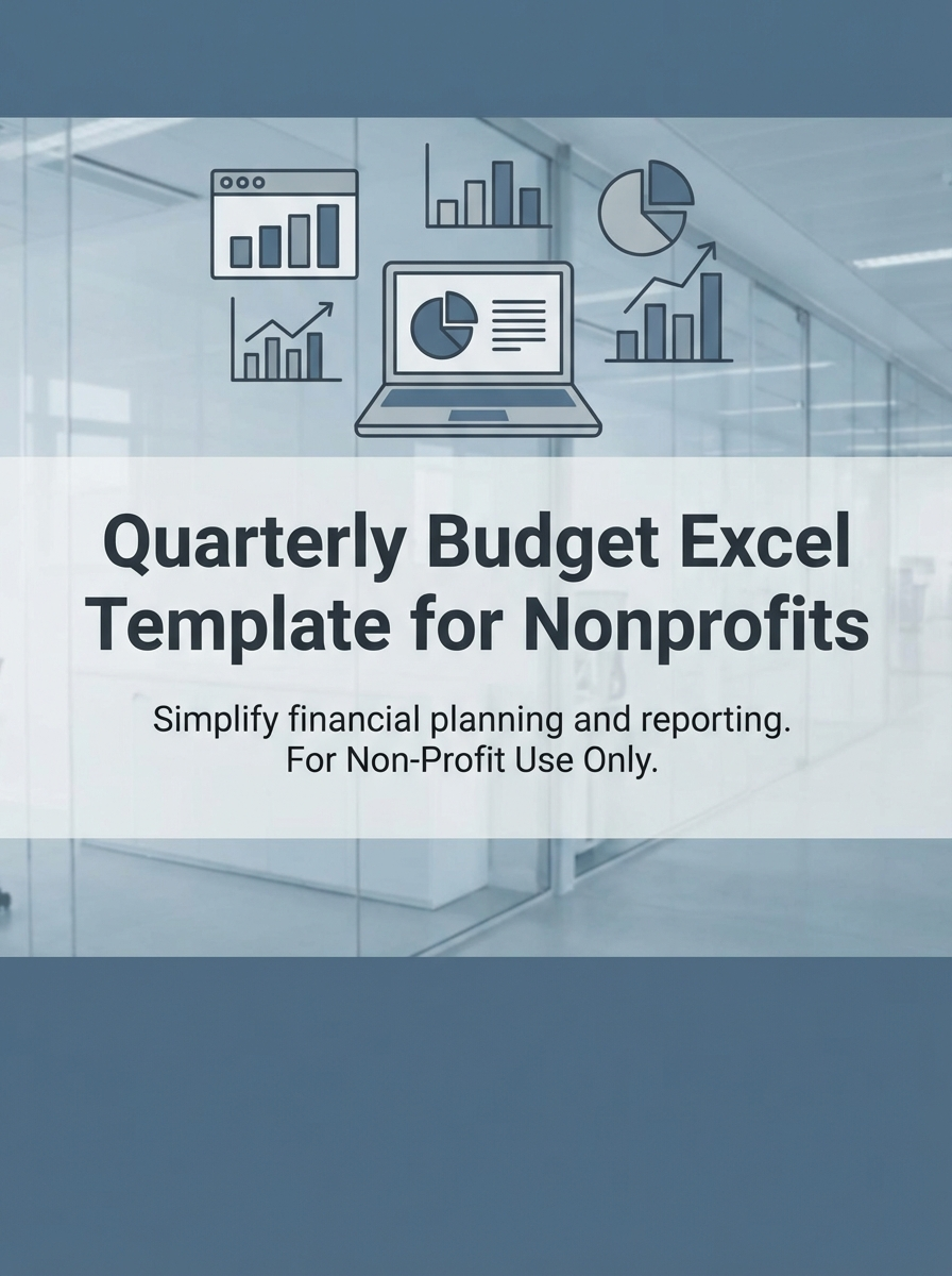 Quarterly Budget Excel Template for Nonprofits