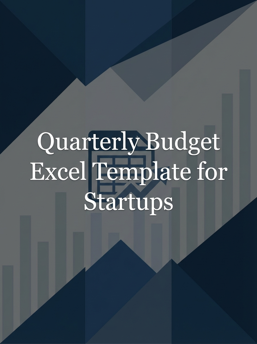 Quarterly Budget Excel Template for Startups