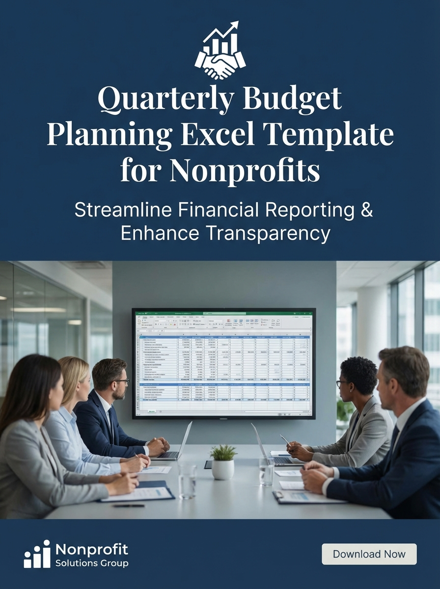 Quarterly Budget Planning Excel Template for Nonprofits