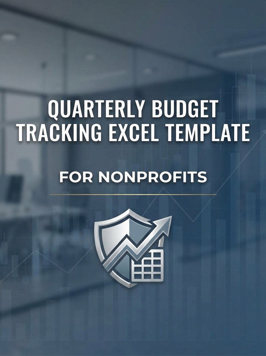 Quarterly Budget Tracking Excel Template for Nonprofits