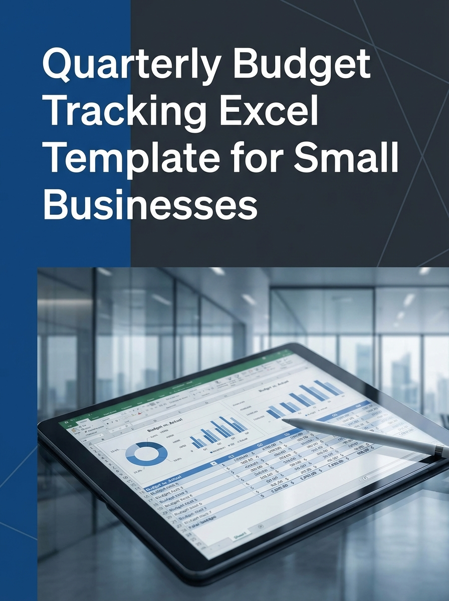 Quarterly Budget Tracking Excel Template for Small Businesses