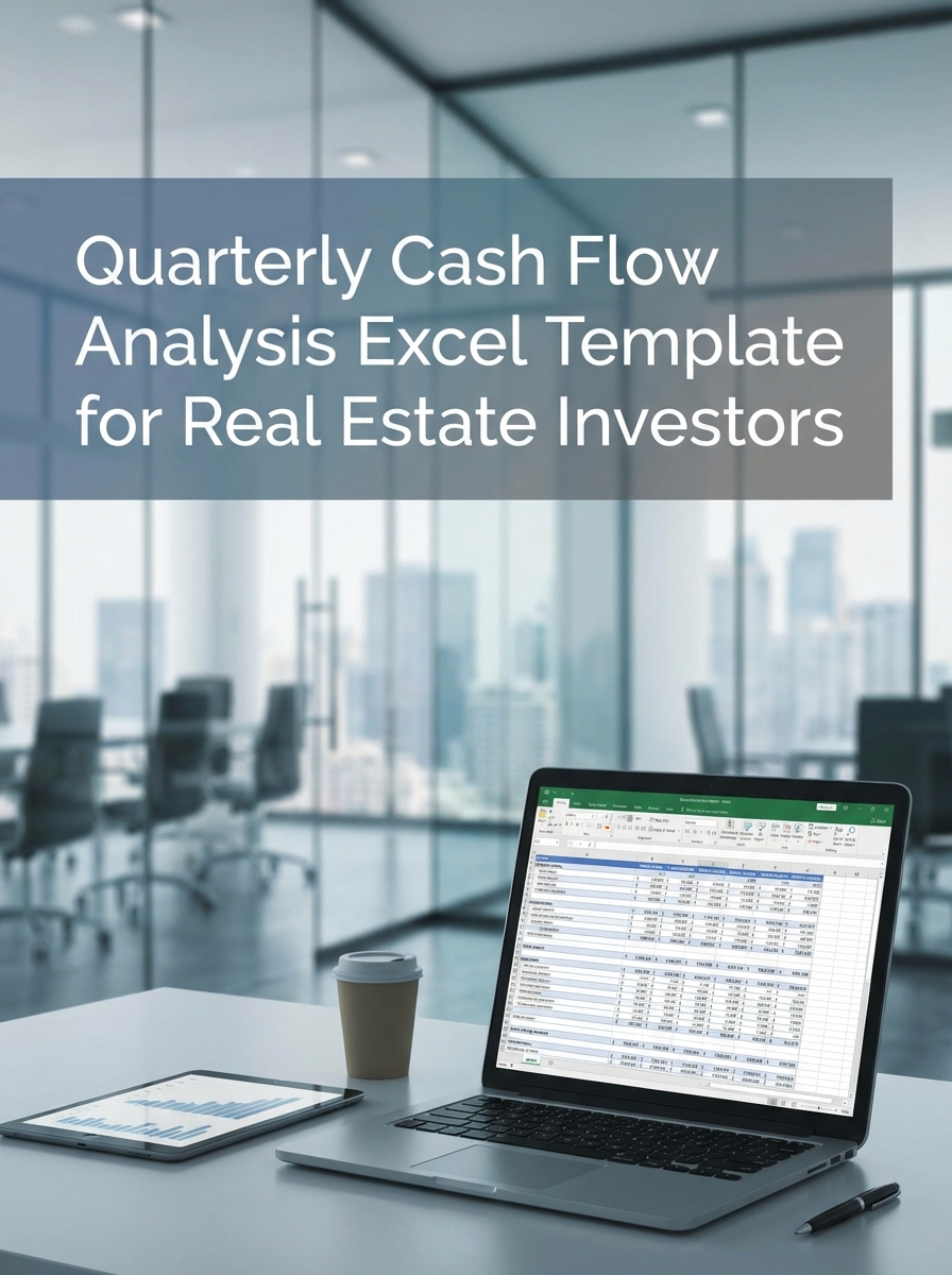 Quarterly Cash Flow Analysis Excel Template for Real Estate Investors