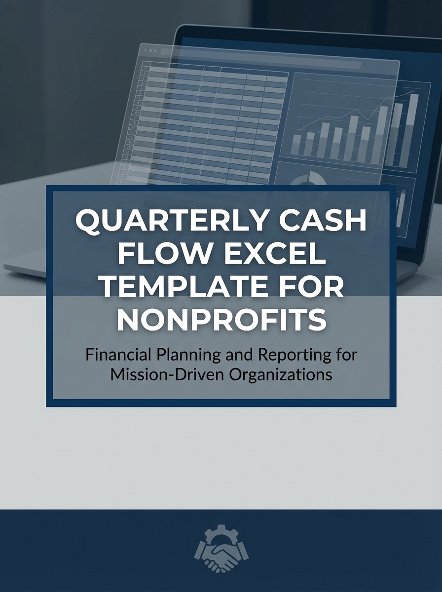 Quarterly Cash Flow Excel Template for Nonprofits