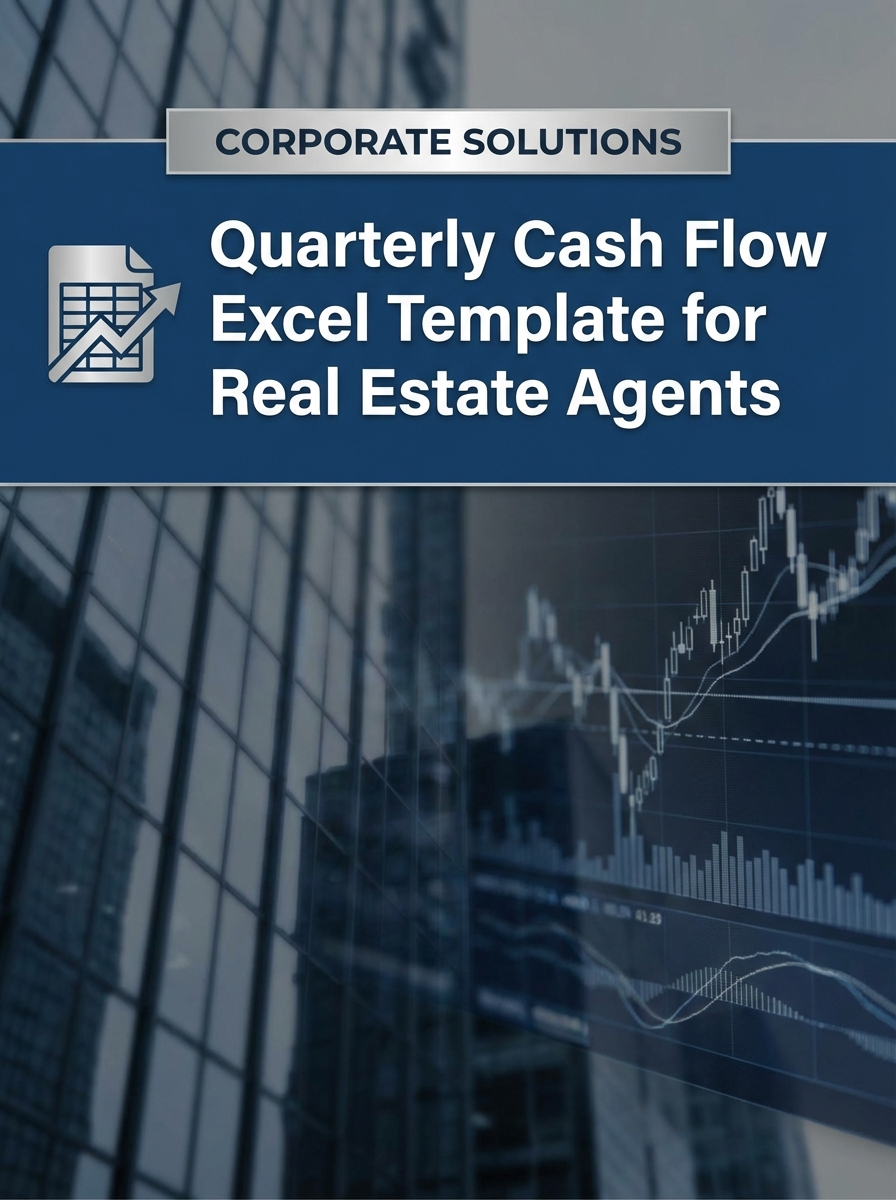 Quarterly Cash Flow Excel Template for Real Estate Agents