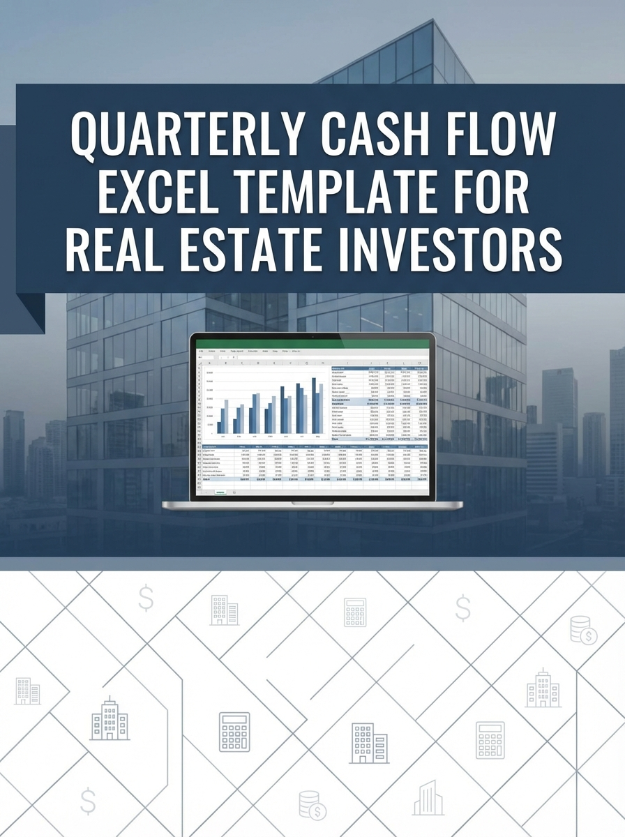 Quarterly Cash Flow Excel Template for Real Estate Investors