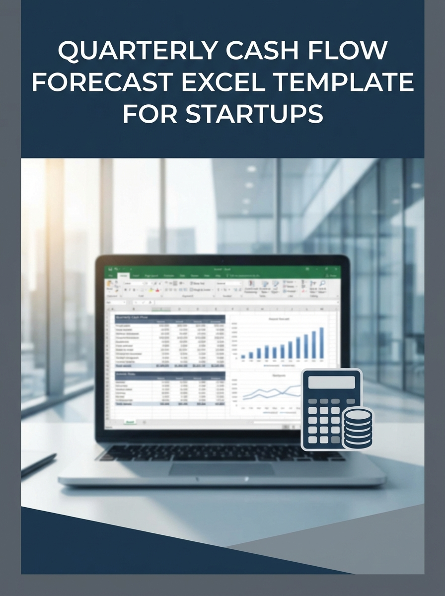Quarterly Cash Flow Forecast Excel Template for Startups