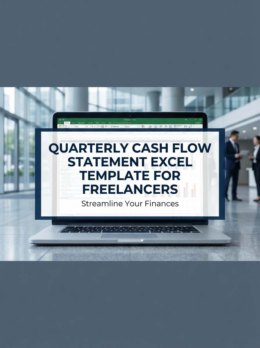 Quarterly Cash Flow Statement Excel Template for Freelancers
