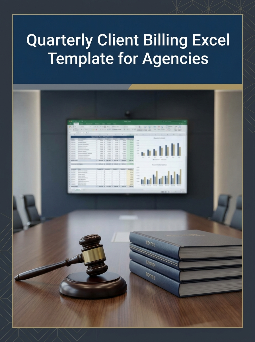 Quarterly Client Billing Excel Template for Agencies