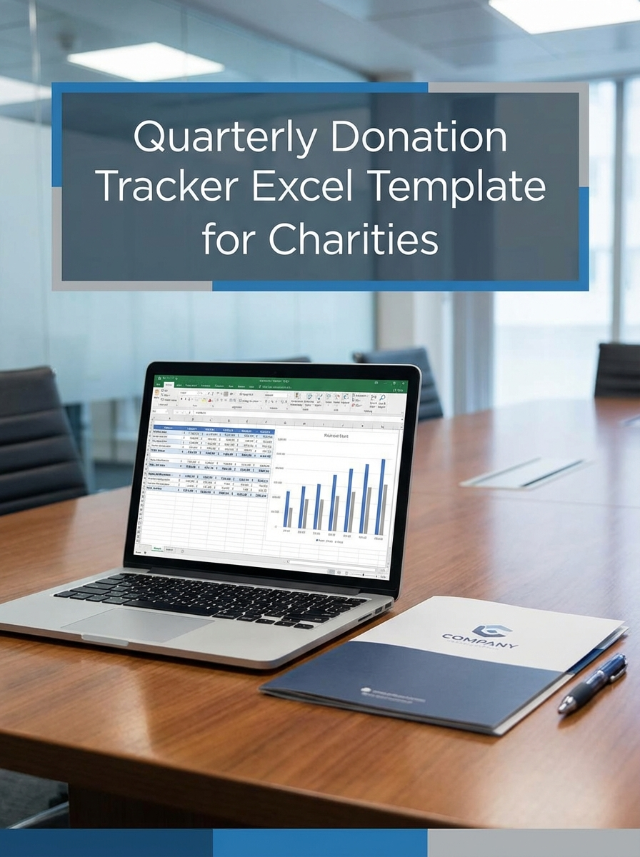 Quarterly Donation Tracker Excel Template for Charities