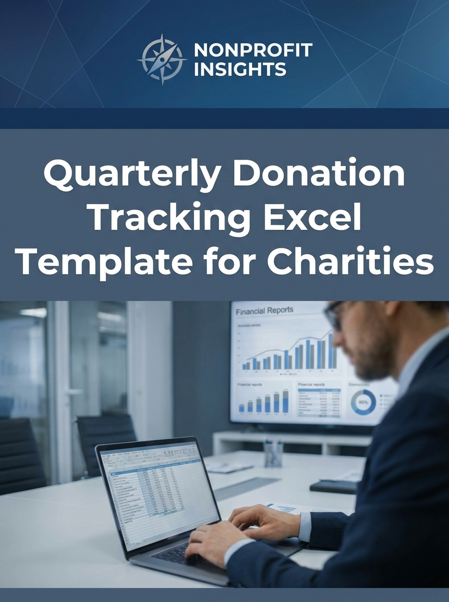 Quarterly Donation Tracking Excel Template for Charities