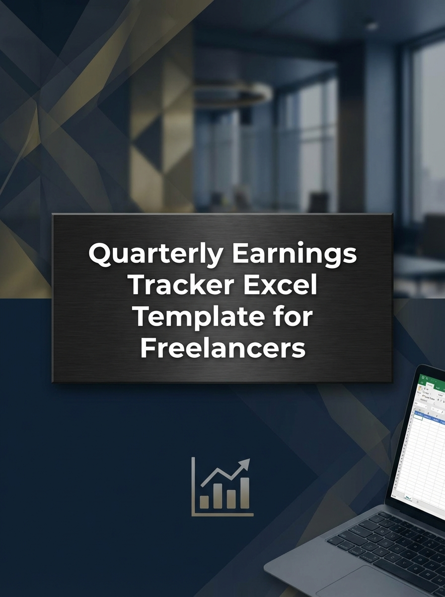 Quarterly Earnings Tracker Excel Template for Freelancers