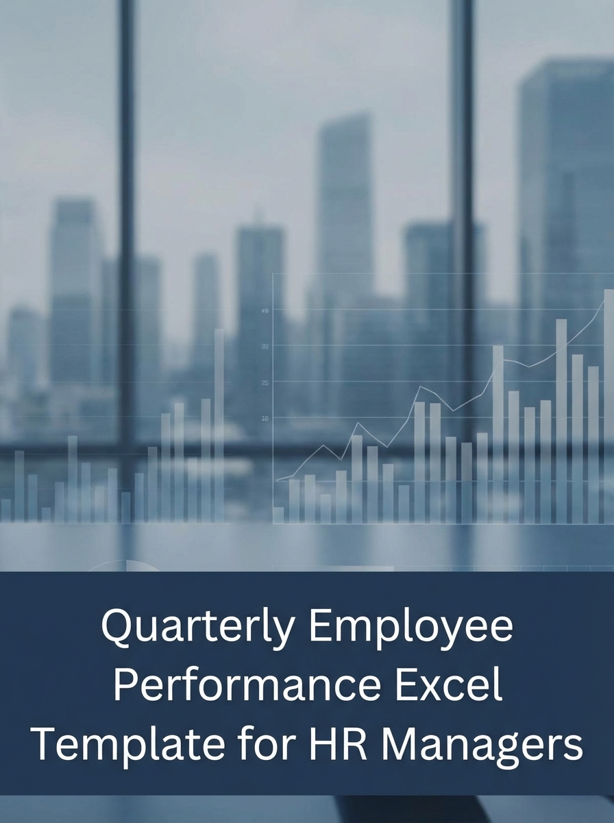 Quarterly Employee Performance Excel Template for HR Managers
